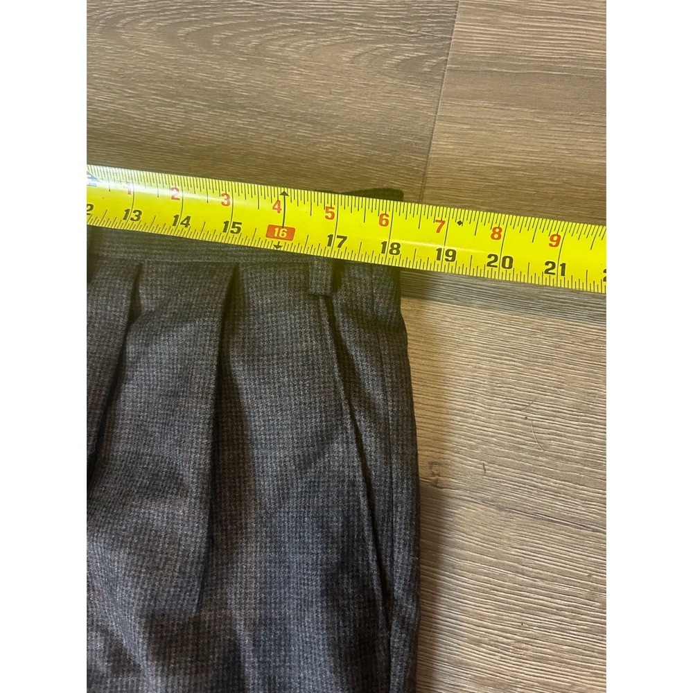 Lauren Ralph Lauren Mens Brown Wool Pleated Cuffed Dress Pants 38W x 32L - Picture 7 of 11